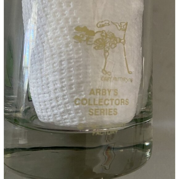 Arby's Collector Series Gary Patterson Glasses "Dedication" & "First Flake" Golf - Picture 2 of 4